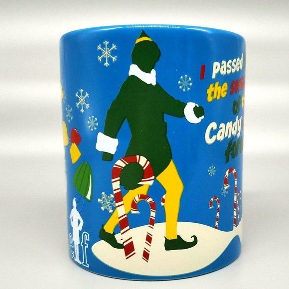 Elf Coffee Mug. "I passed through the seven levels of the candy cane forest" - Picture 2 of 12